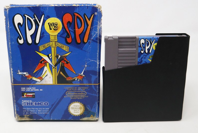 Vintage 1990 90s Nintendo Entertainment System NES Spy vs. Spy Video Game Boxed Pal image 7