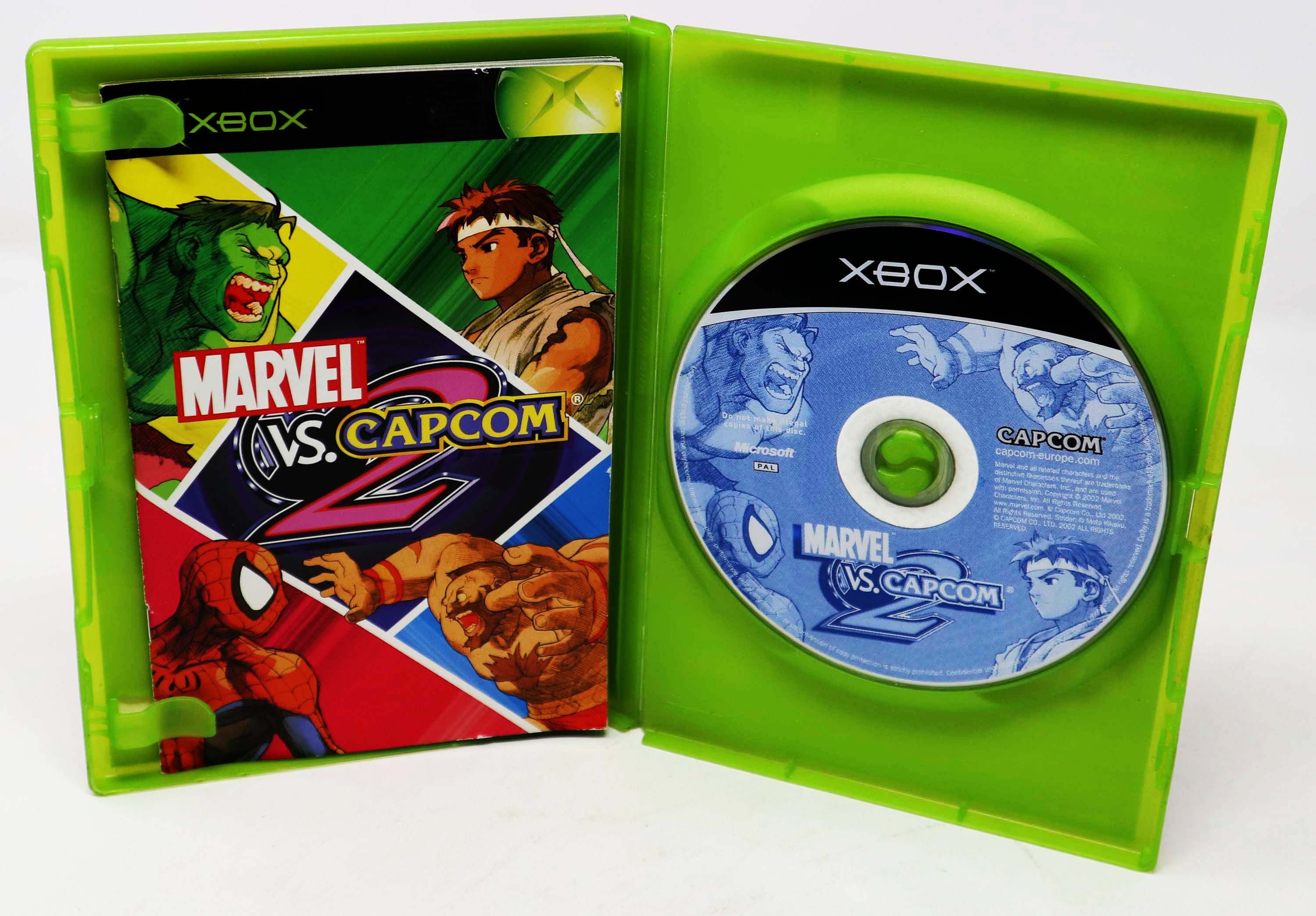 Vintage 2002 Microsoft Xbox X-box Marvel Vs. Capcom 2 Arcade