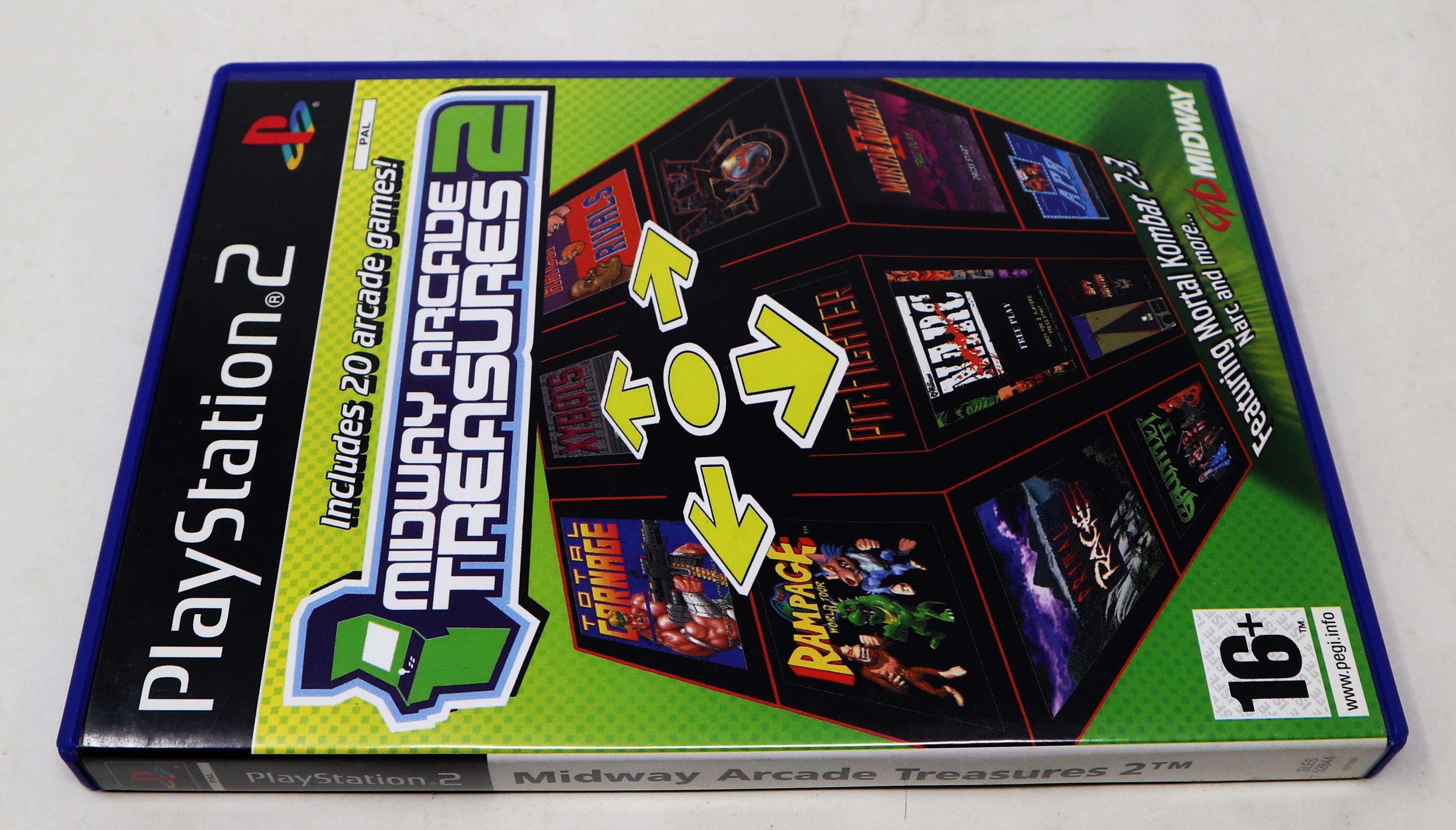 Vintage 2004 Sony Playstation 2 PS2 Midway Arcade Treasures 2