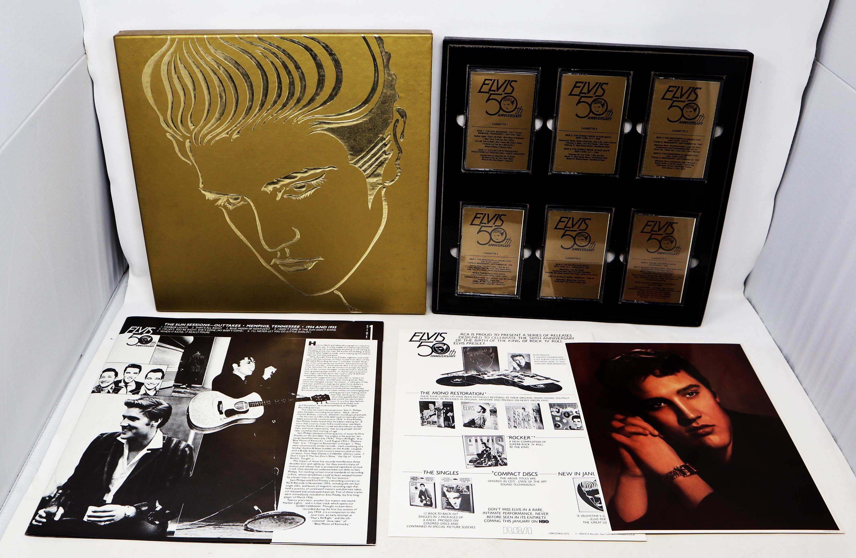 Vintage 1984 RCA Elvis Presley A Golden Celebration 50th