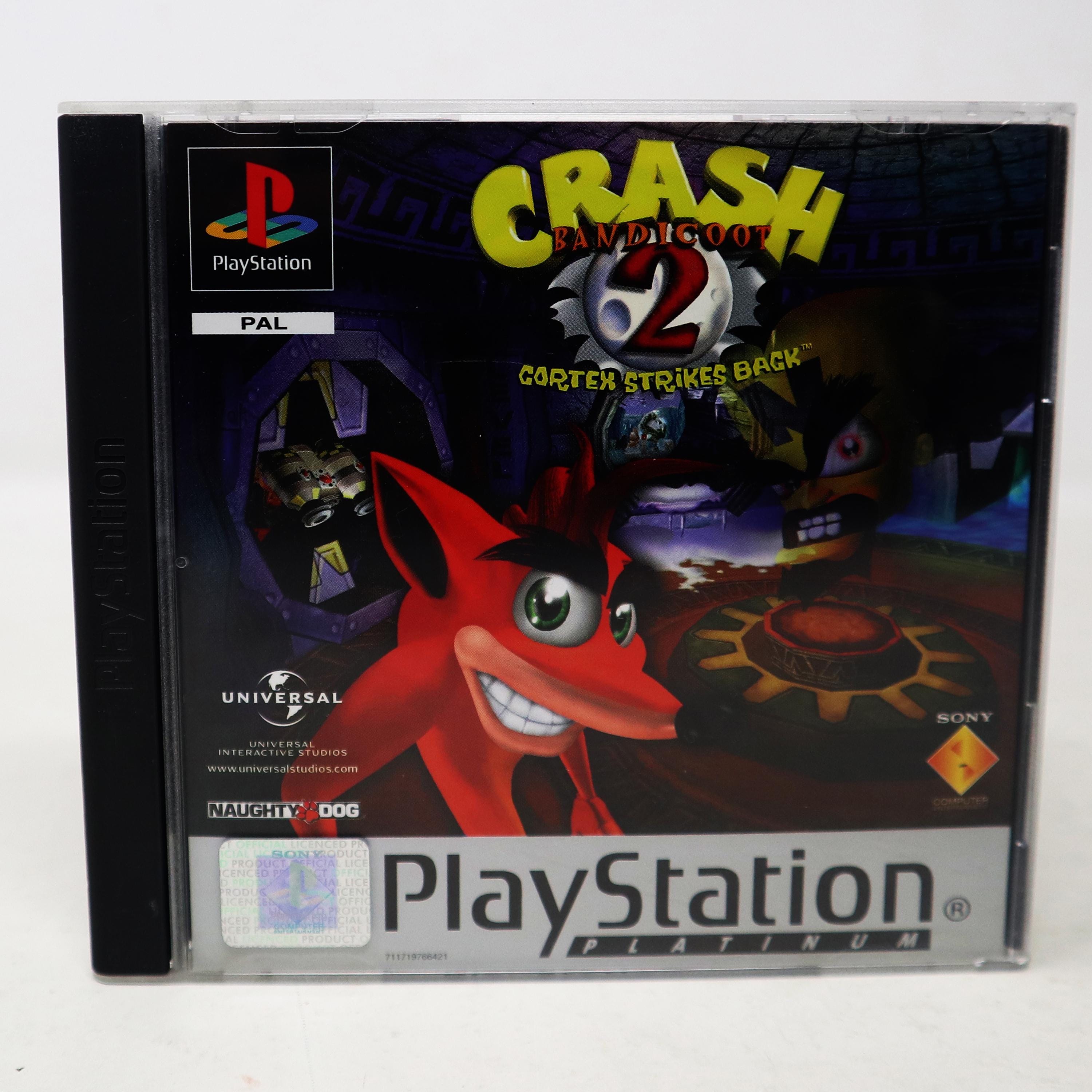 Crash Bandicoot 2 Cortex Strikes Back – Platinum PS1 – PAL Avec Manuel