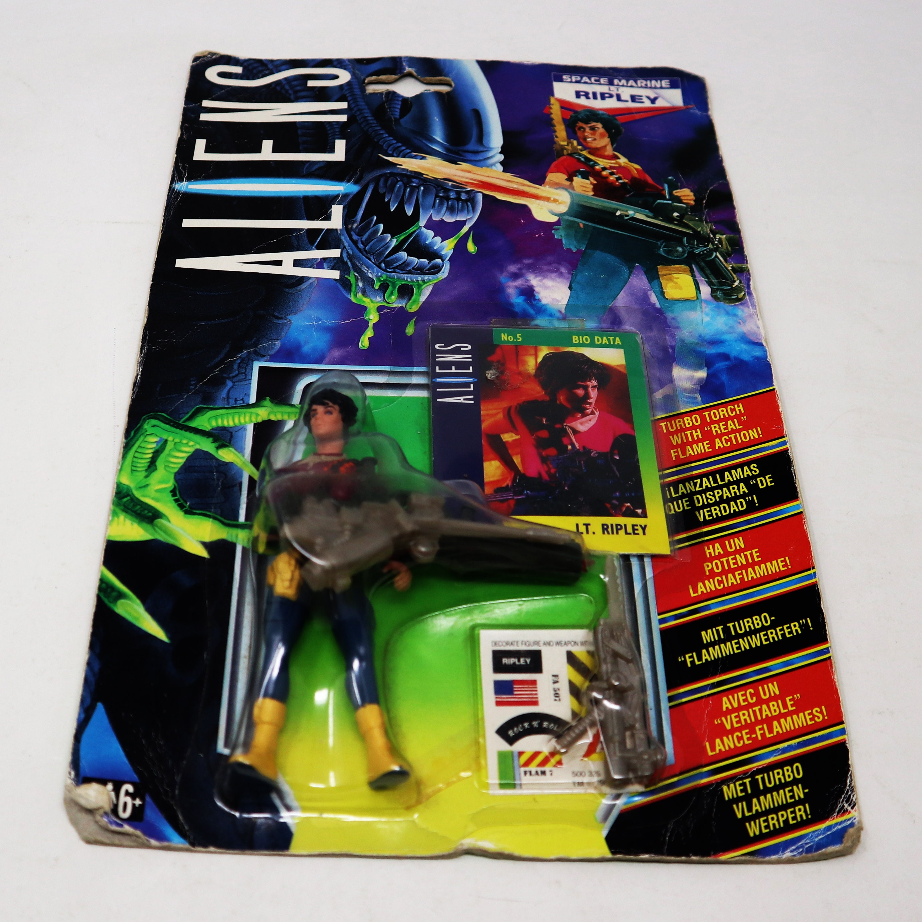 Vintage 1992 90s Kenner Aliens Space Marine LT. Ripley Action Figure ...