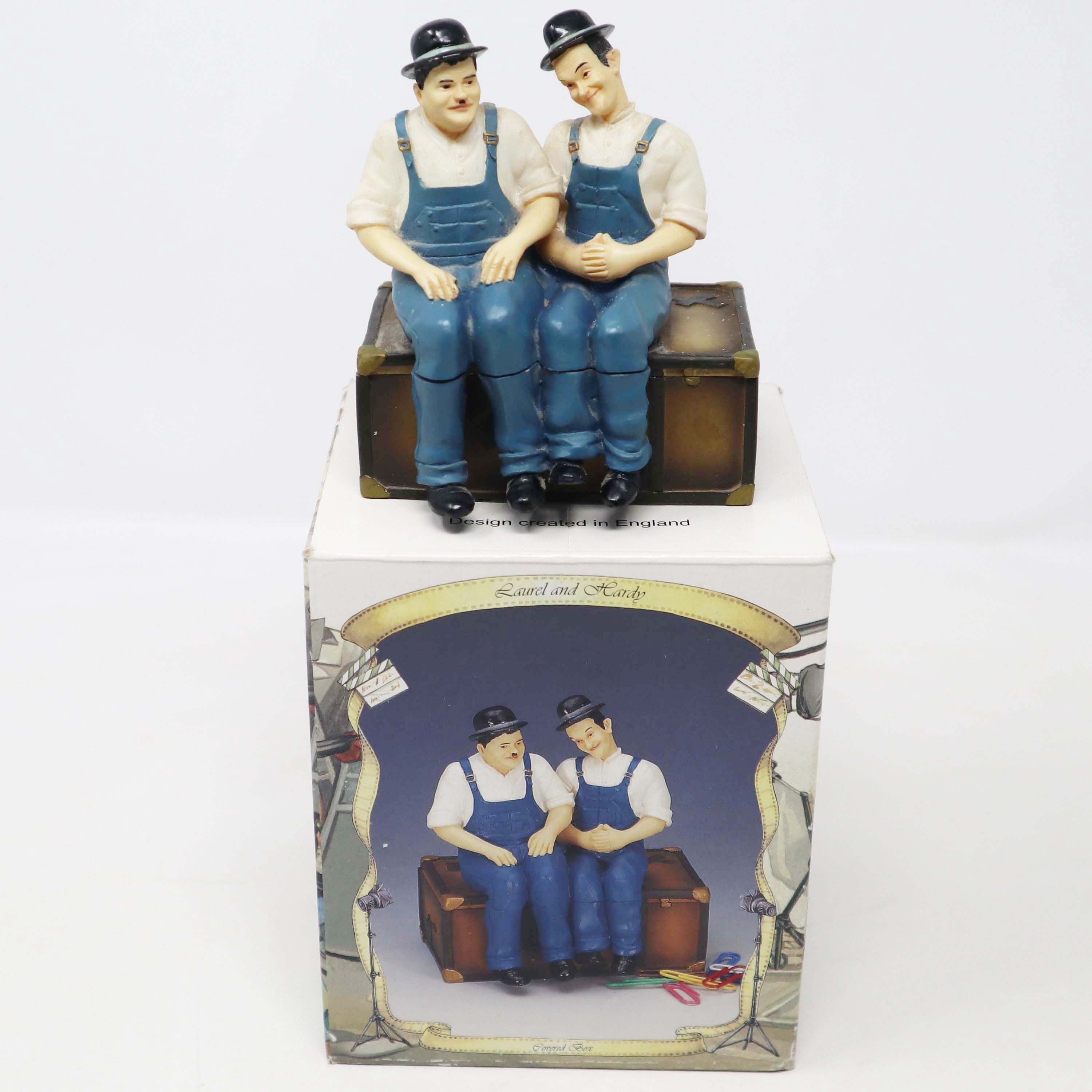 Vintage 1990s the Leonardo Collection Stan Laurel & Oliver Hardy