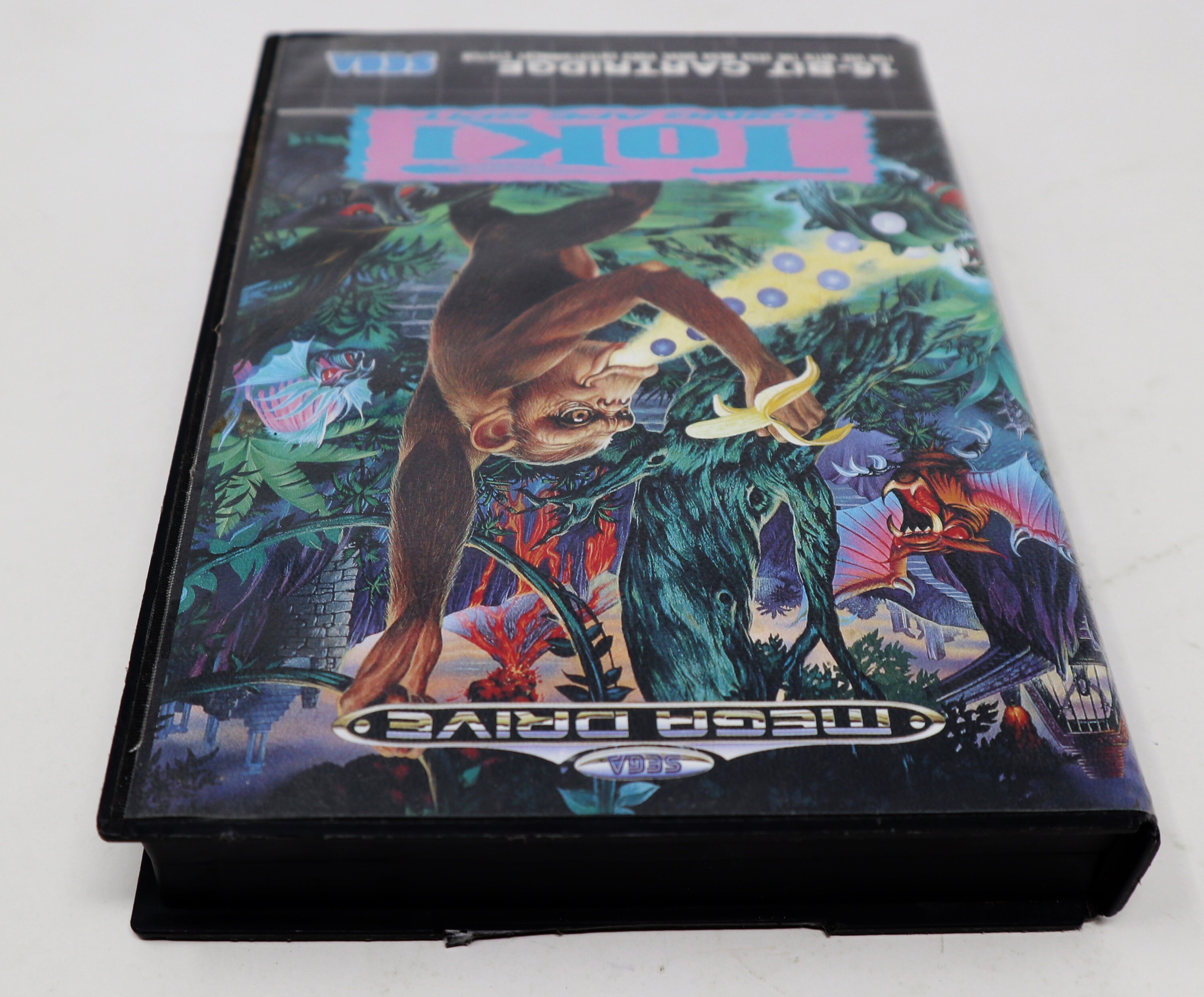 Vintage 1989 80s Sega Mega Drive Megadrive Toki Going Ape Spit 16