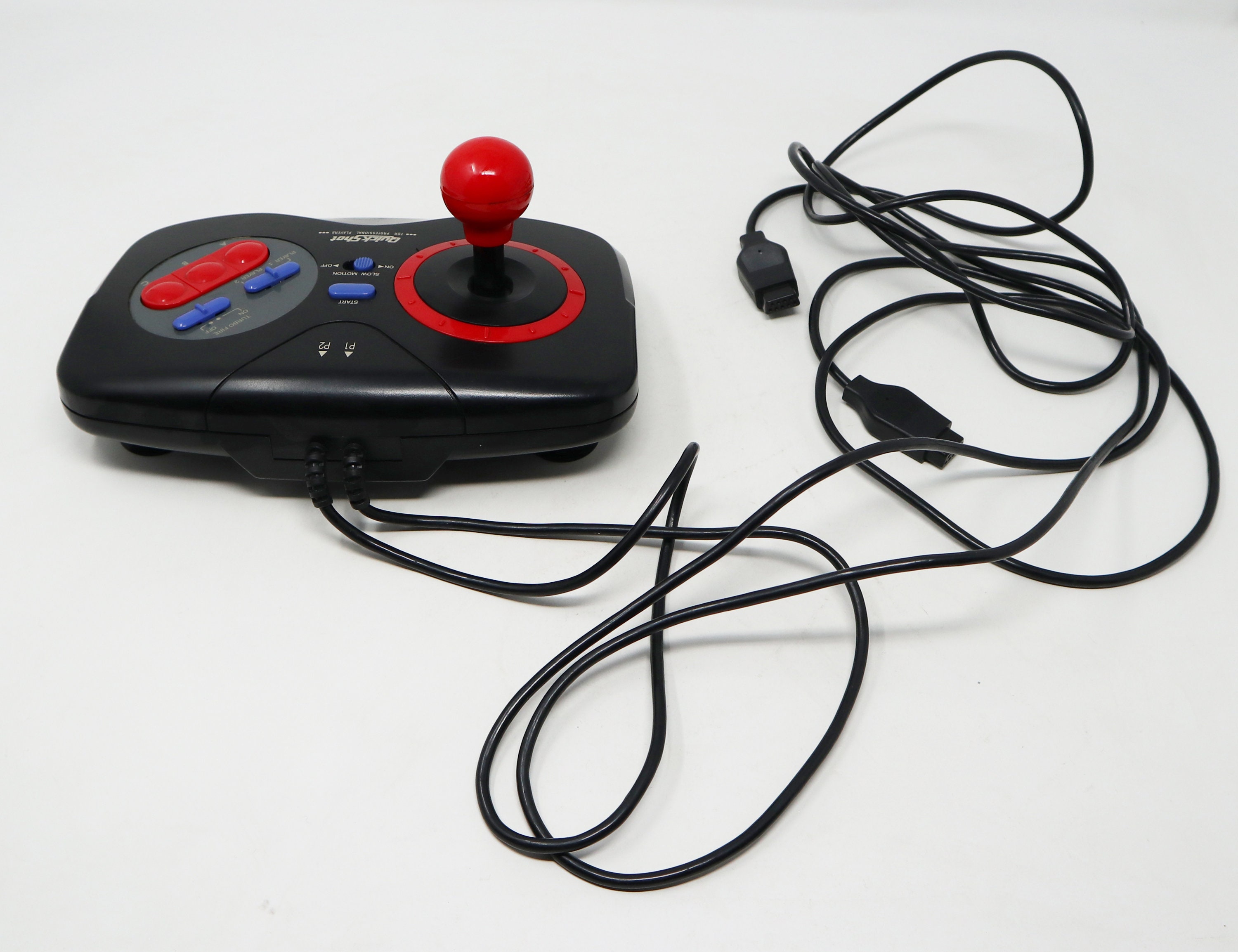Manette Joystick QuickShot Pour Sega Mega Drive - Occasion Fonctionnelle