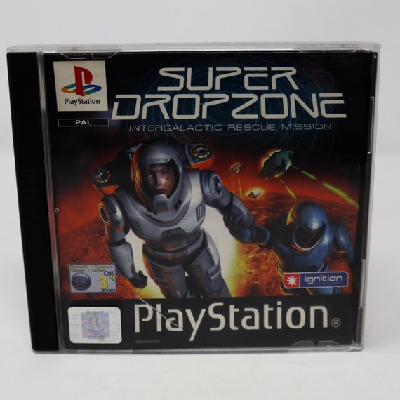 Vintage 2003 Playstation 1 PS1 Super Dropzone Intergalactic Rescue
