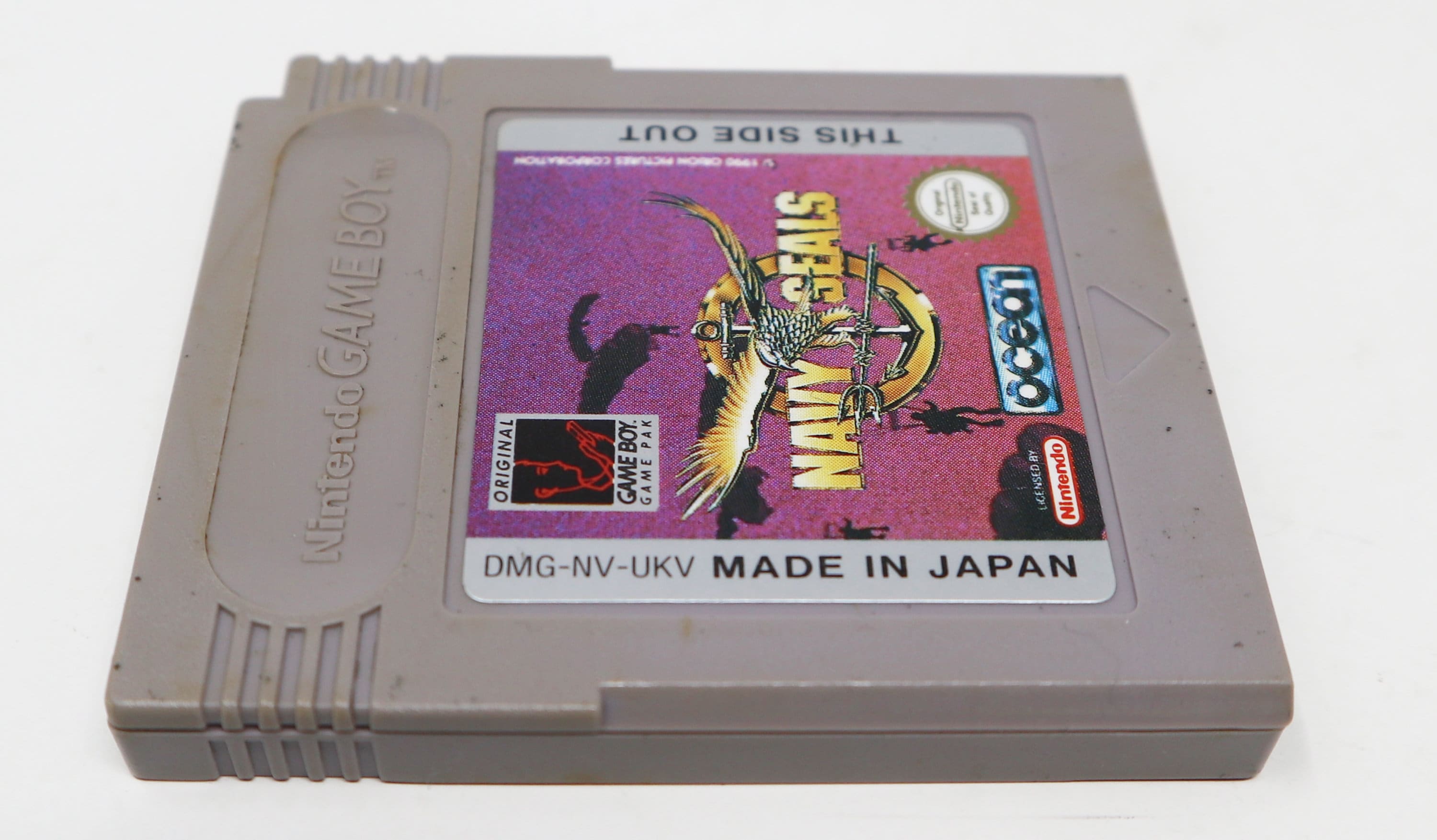 Vintage 1990s Game Boy Compact Video Game System Navy Seals Cartridge ...