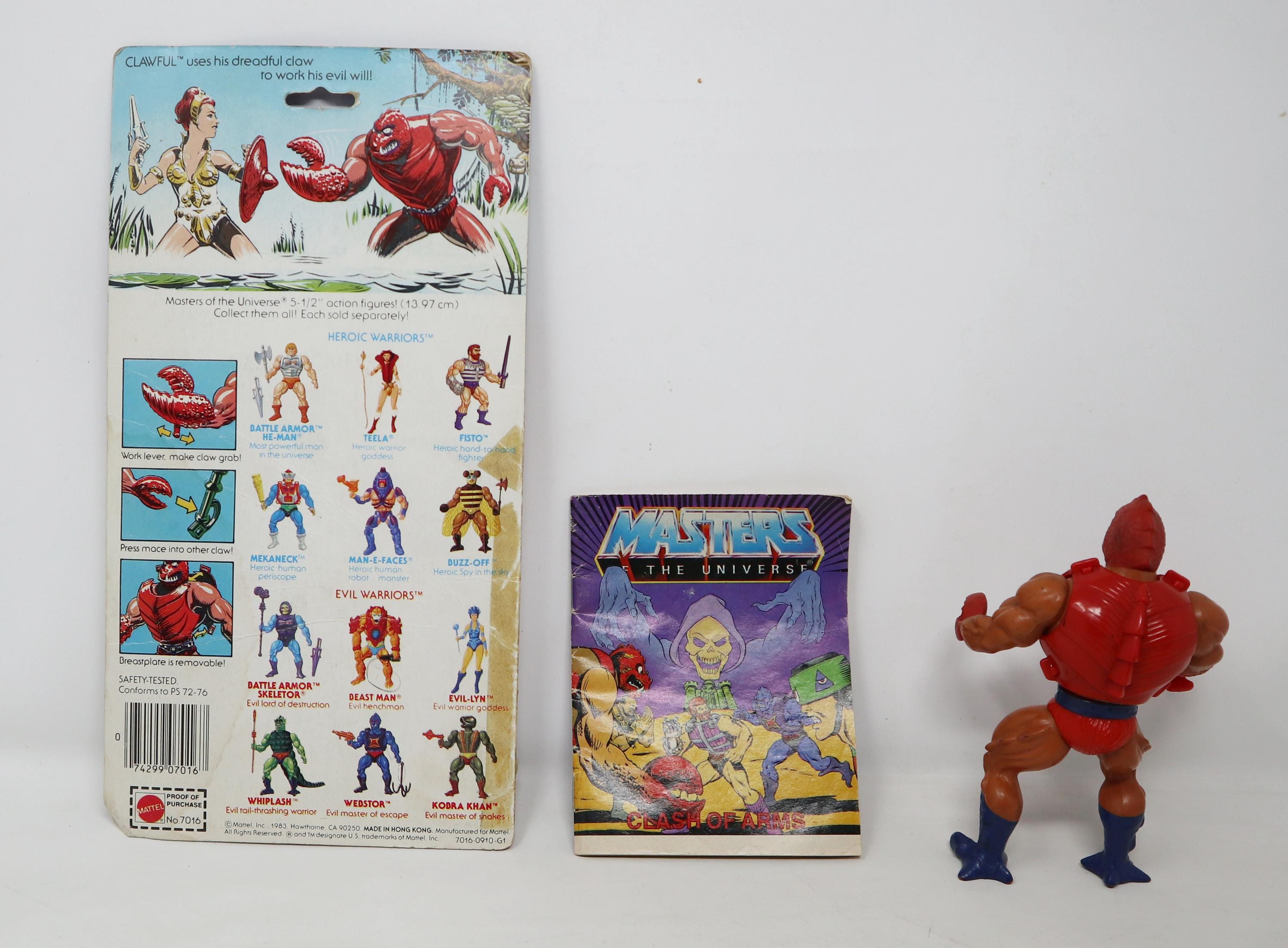 Vintage 1981 80s Mattel MOTU He-man Masters of the Universe