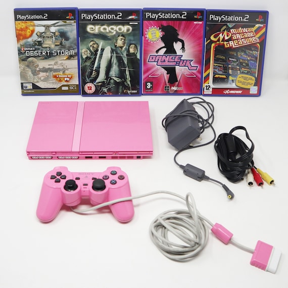 ピンクのPlayStation 2 本体とコントローラー♡♡ ピンクのPlayStation 2 本体とコントローラー♡♡
