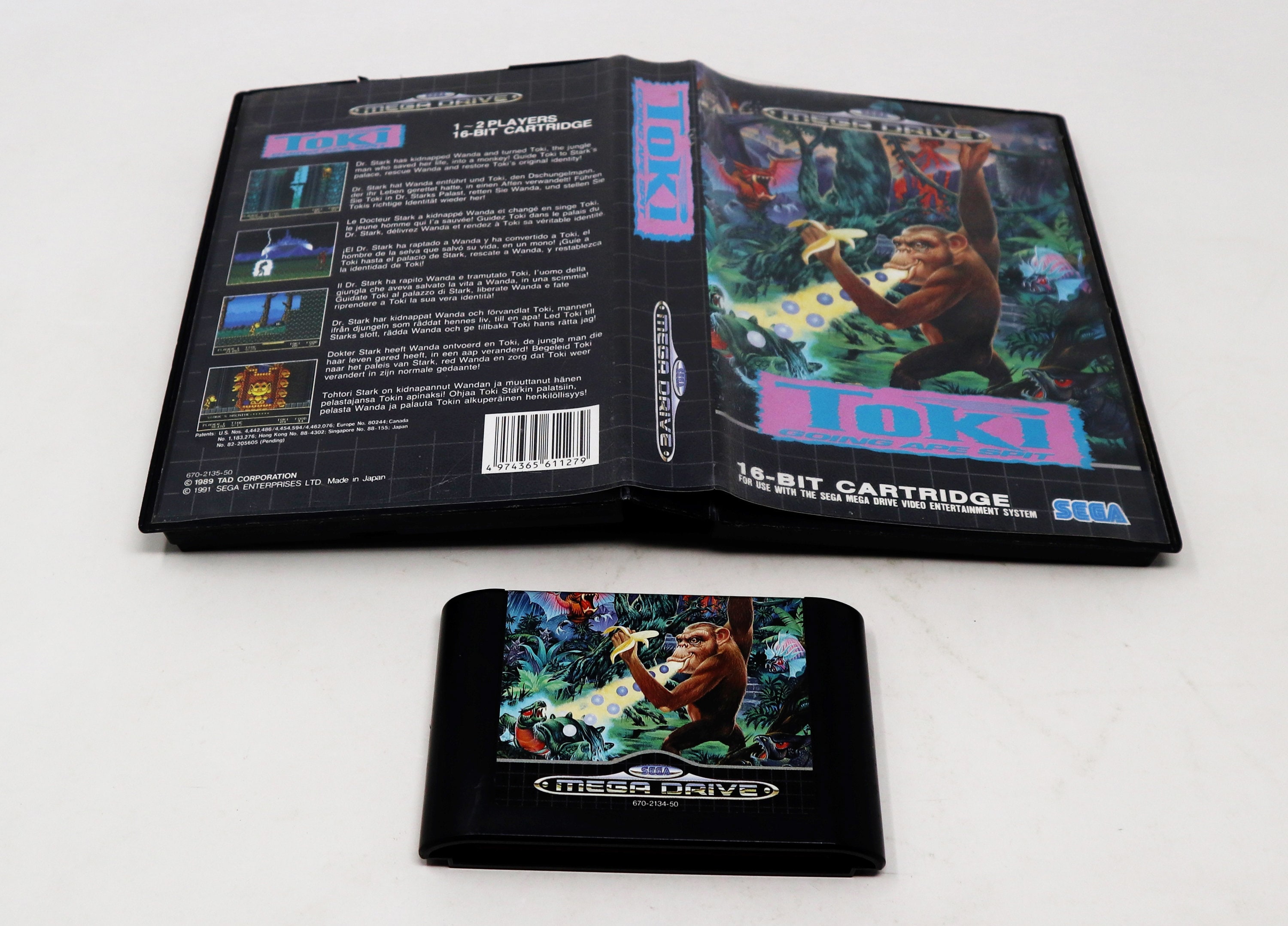 TOKI GOING APE SPIT EN BOÎTE SANS NOTICE SEGA MEGADRIVE PAL