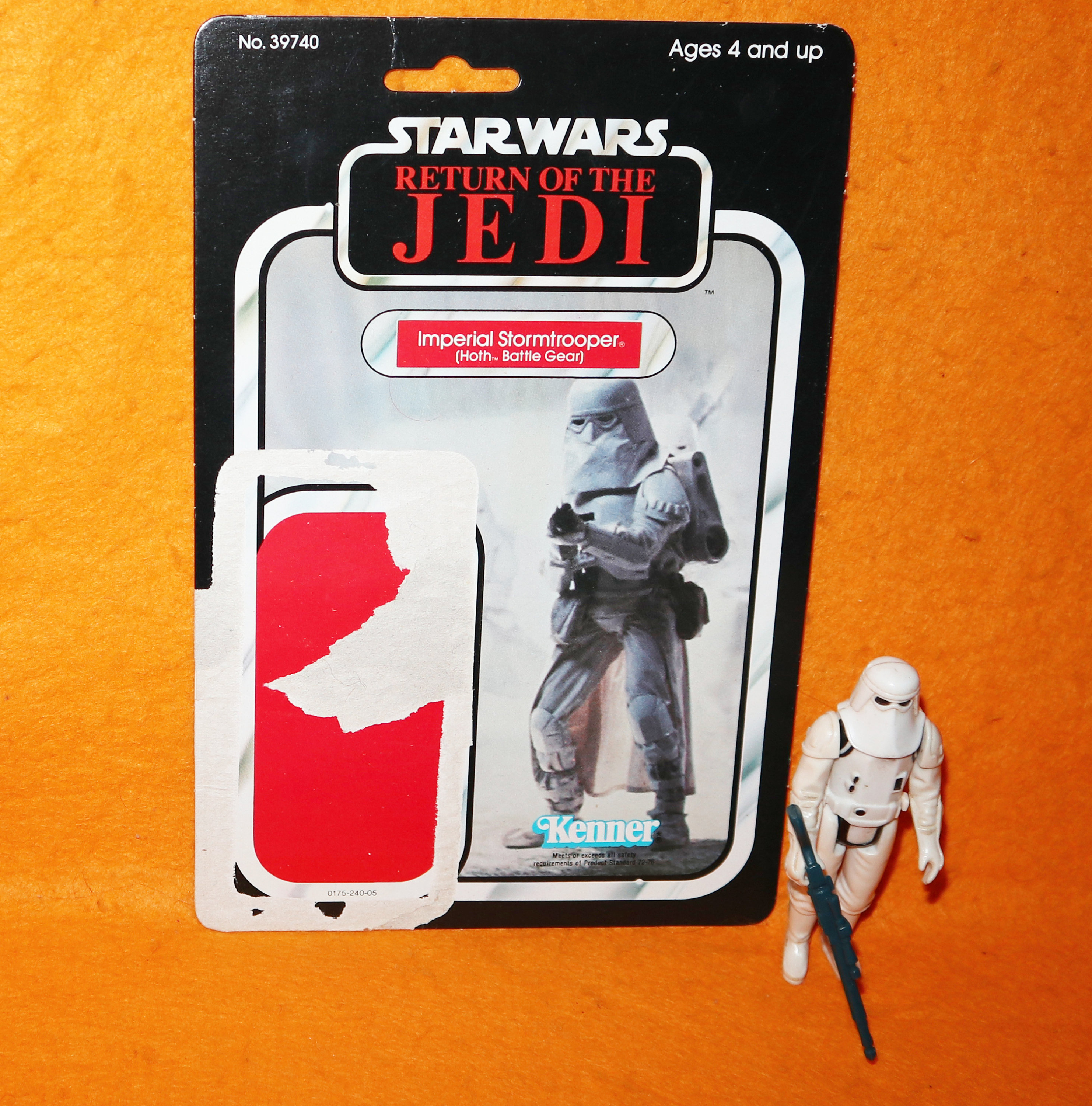 rare star wars carded figures 1980s Vintage 1983 80s Kenner Return of the Jedi ROTJ Imperial Stormtrooper Hoth Battle Gear Action Figure Near Complete + Cardback Vintage Carded Star Wars Figures