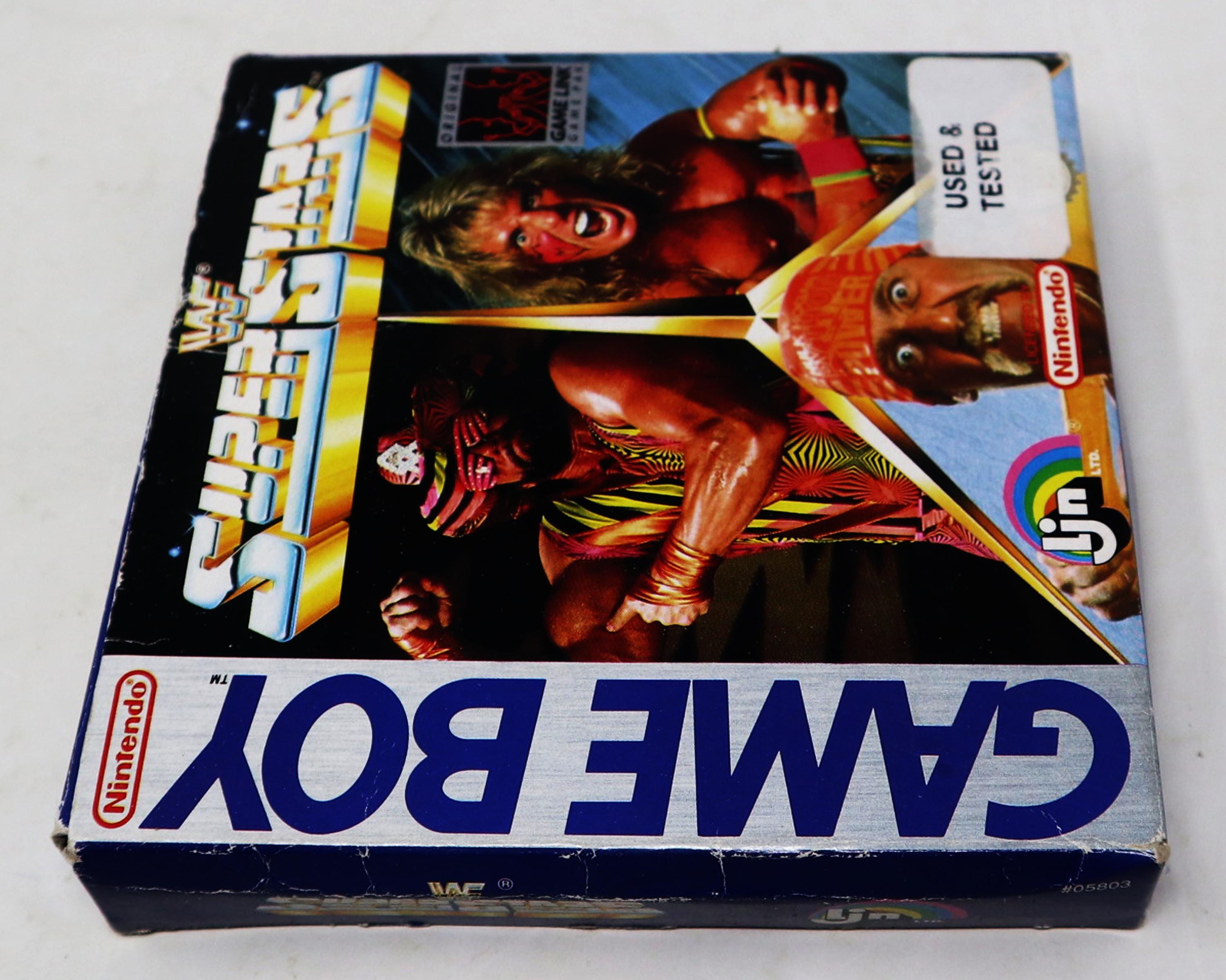 Vintage 1991 90s Nintendo Game Boy Compact Video Game System WWF ...