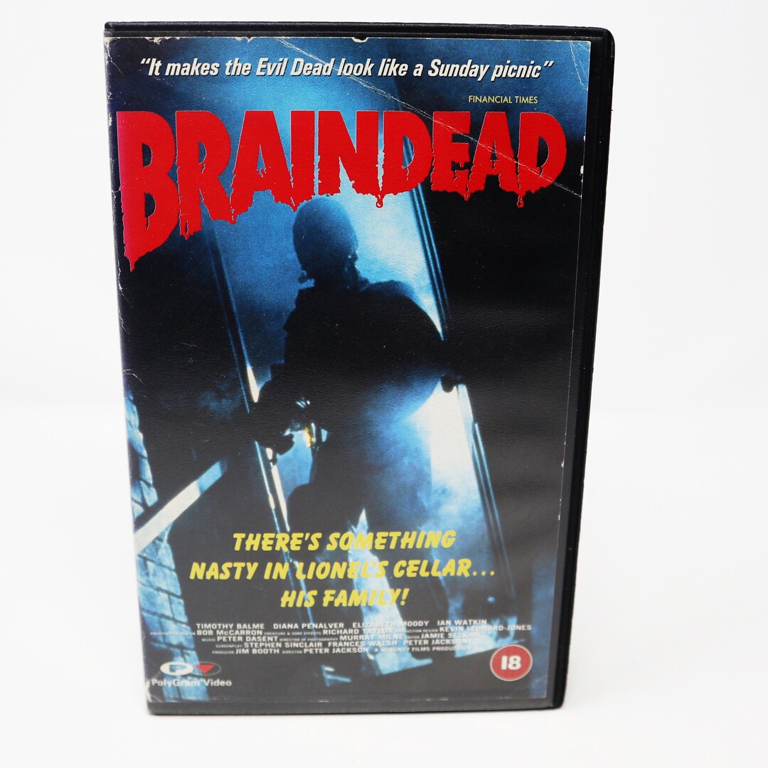 Vintage 1993 90s Polygram Video Braindead Hilarious Cult Horror
