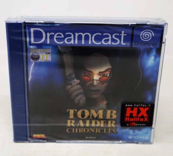Vintage 2000 Sega Dreamcast Tomb Raider Chronicles Video Game PAL