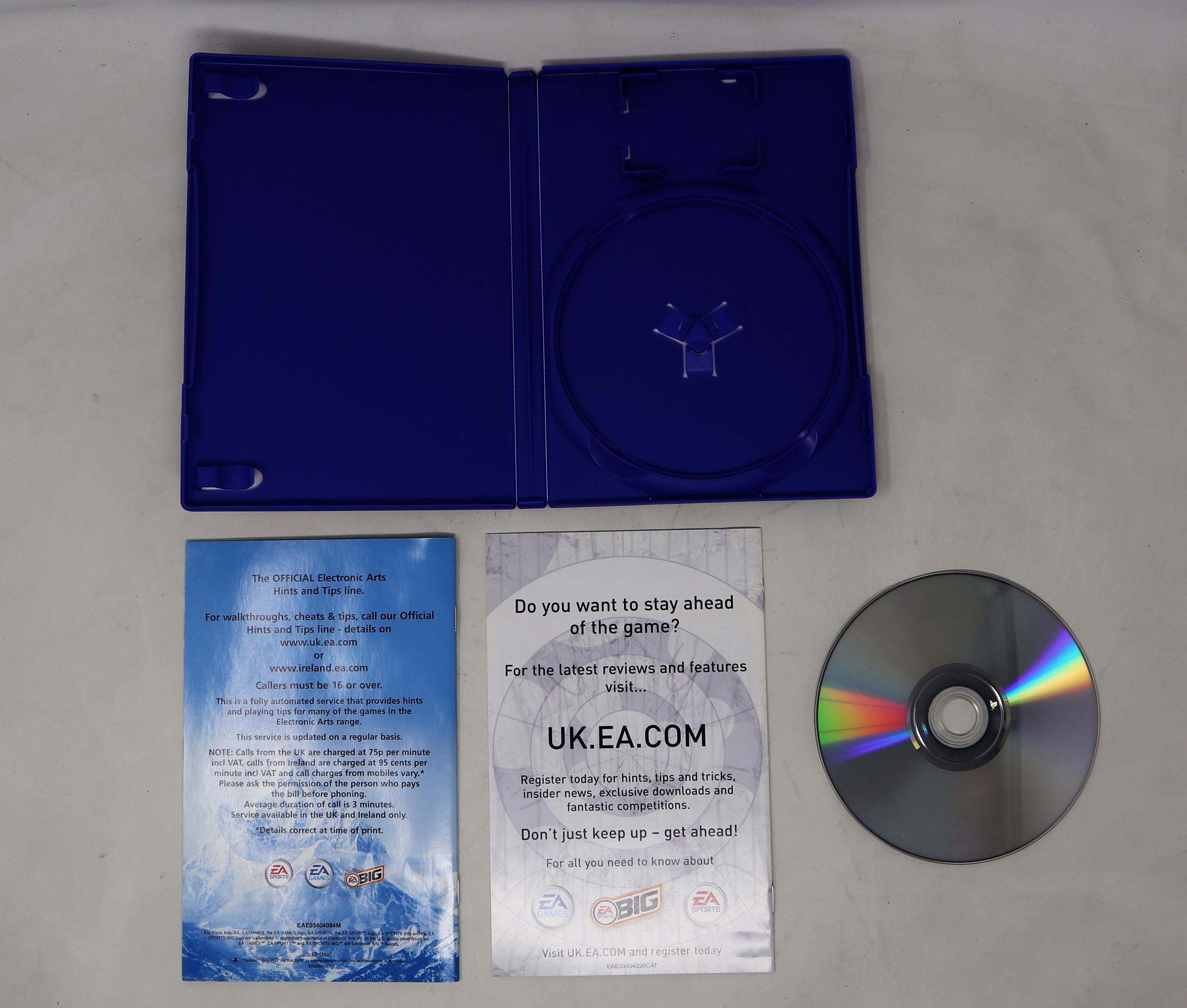 Vintage 2003 Sony Playstation 2 PS2 SSX 3 Snowboarding Video Game