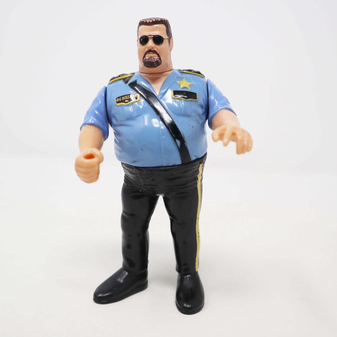 Vintage 1991 90s Hasbro WWF Wrestling Series 1 Big Boss Man Action