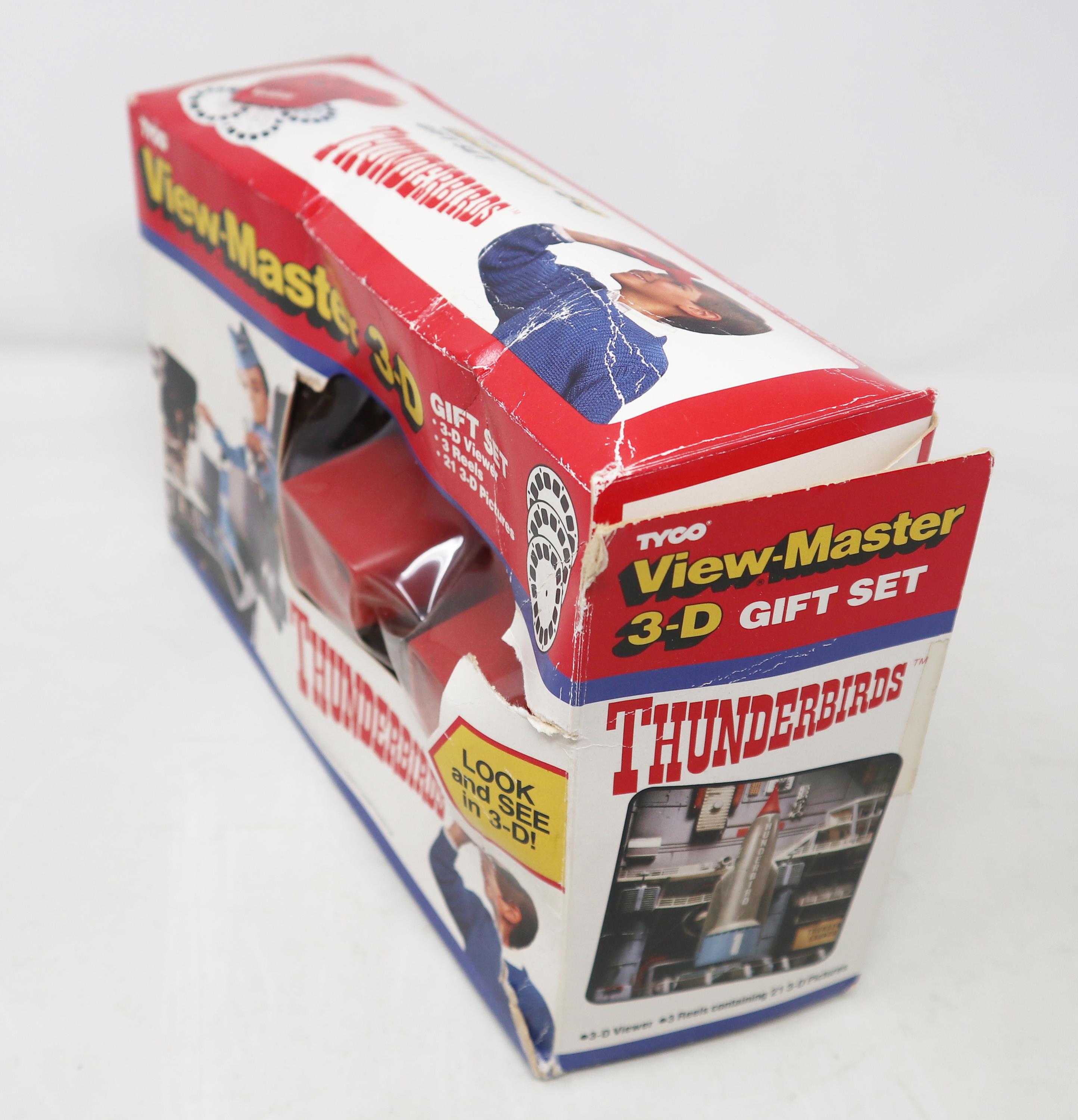 Vintage 1992 90s Tyco Thunderbirds View-master 3-D 3D + Reels