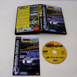 Vintage 1995 90s Sega Saturn Sega Touring Car Championship Video Game Pal & French Secam 2 Players Retro image 9