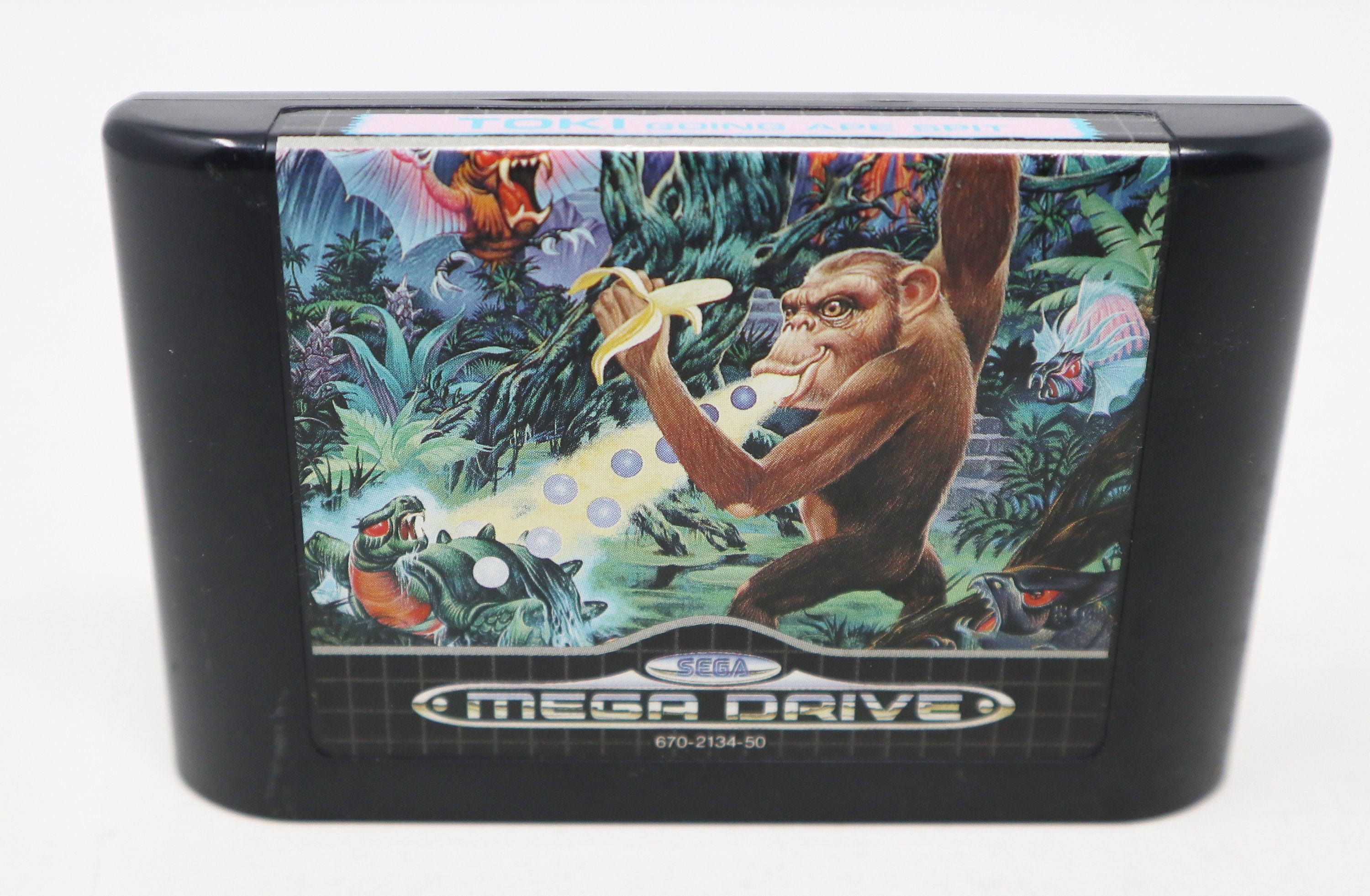 Vintage 1989 80s Sega Mega Drive Megadrive Toki Going Ape Spit 16
