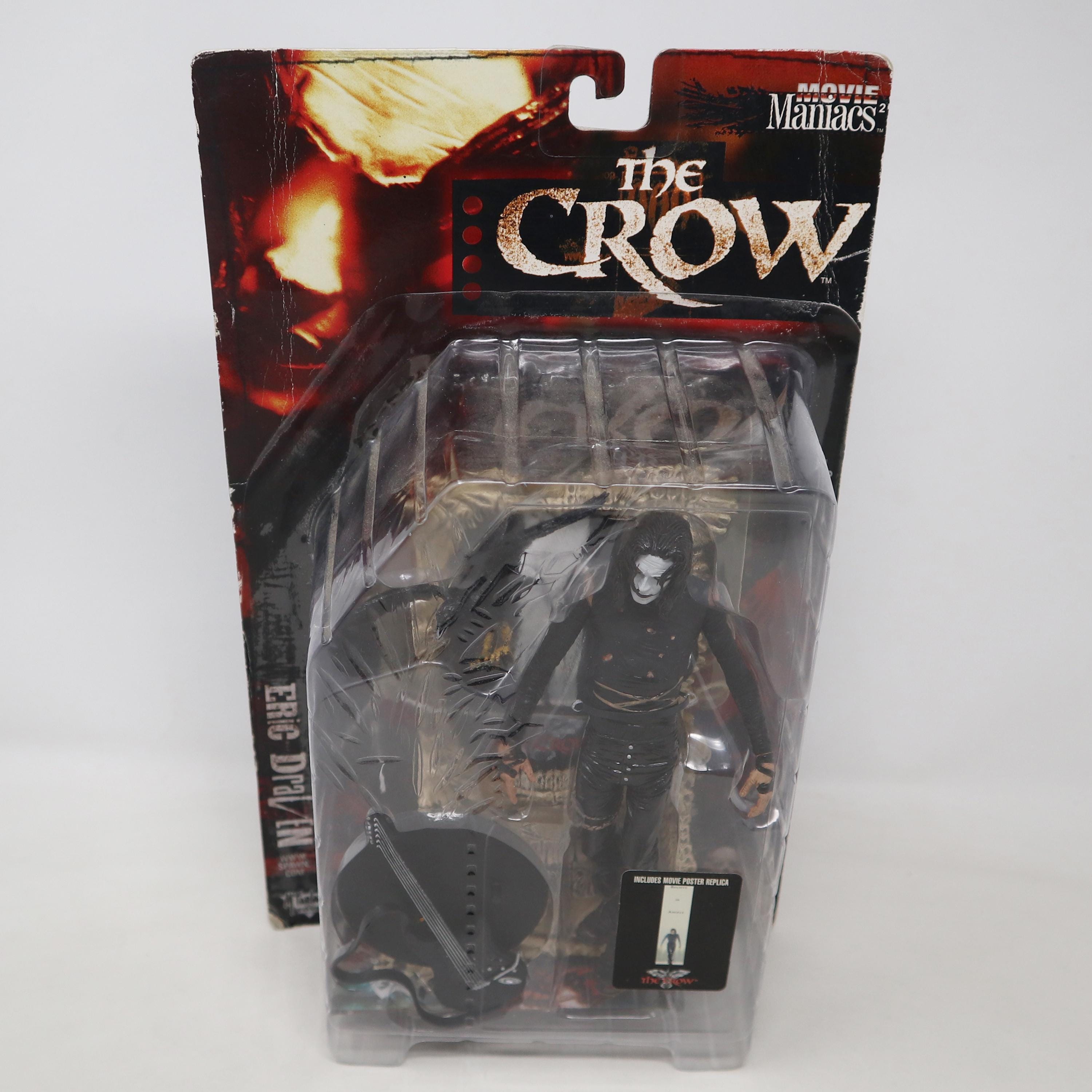 Vintage 1999 90s Mcfarlane Toys Movie Maniacs 2 the Crow Eric 