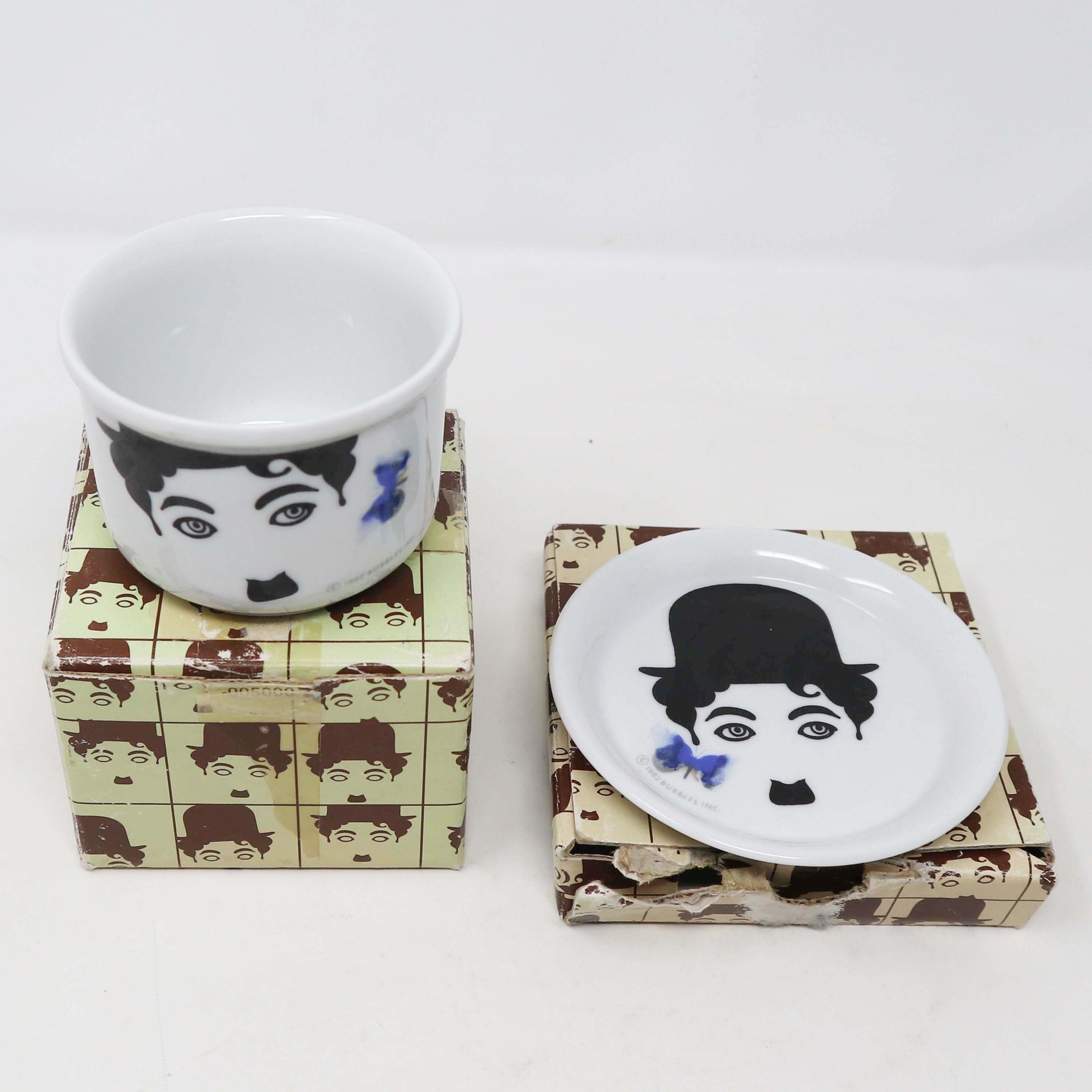 チャップリン 陶器フィギュア 約10cm 【公式通販】