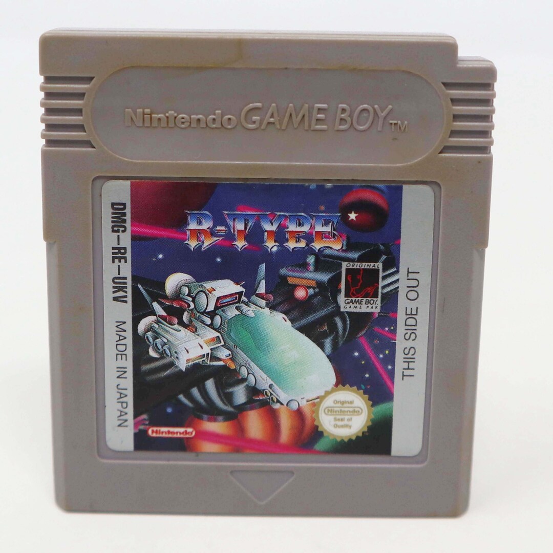 Vintage 1990s Game Boy Compact Video Game System R-type Cartridge Video ...