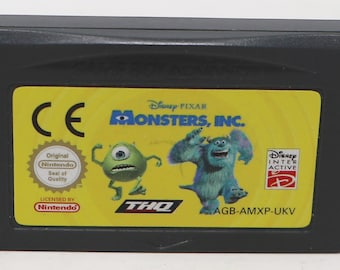 Vintage 2002 Nintendo Game Boy Advance Disney Pixar Monsters, Inc.  Cartridge Video Game Boxed Pal - Etsy