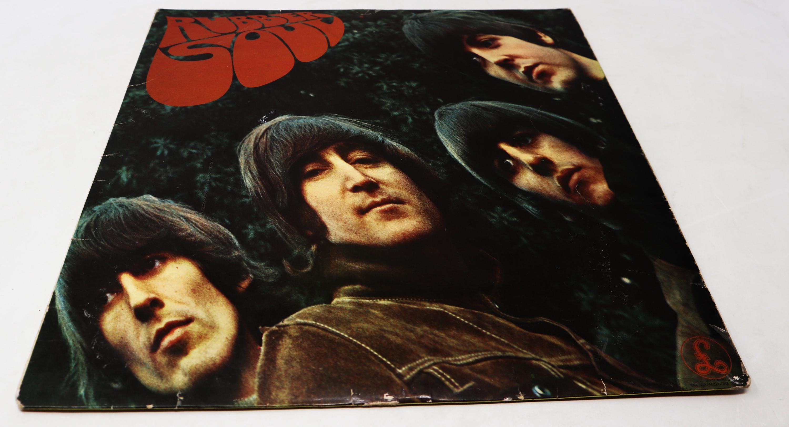 Vintage 1966 60s EMI Parlophone Records the Beatles - Rubber Soul 12 ...