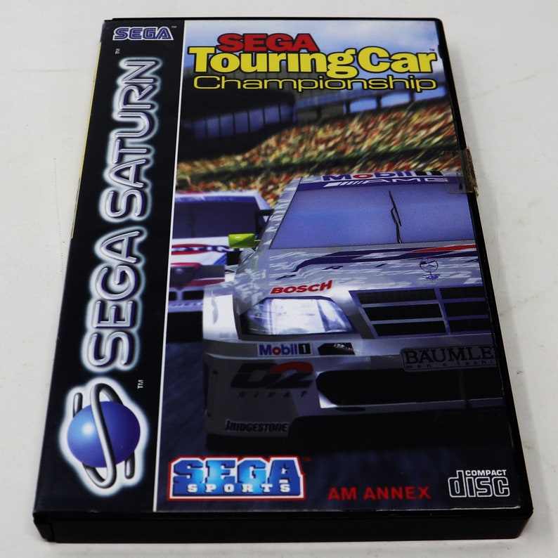 Vintage 1995 90s Sega Saturn Sega Touring Car Championship Video Game Pal & French Secam 2 Players Retro image 5