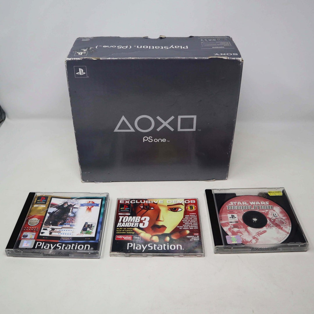 Vintage 2000 Sony Playstation PS One 1 Pal Console Boxed SCPH-102 ...