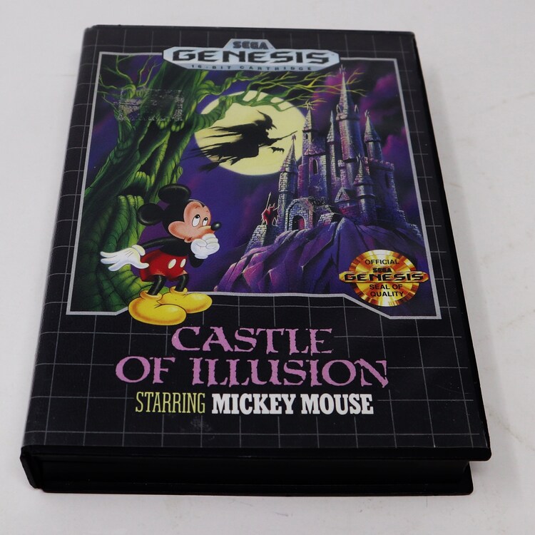 Jeu Sega Megadrive Castle Of Illusion Avec Mickey Mouse - Boîte 1990 Bon état