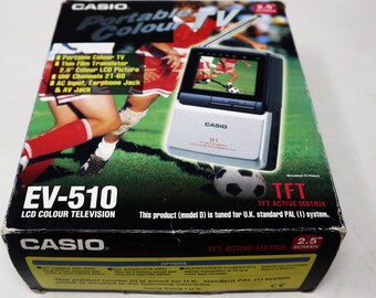 Buy Vintage Casio LCD Color Television EV-510 Portable 2.5