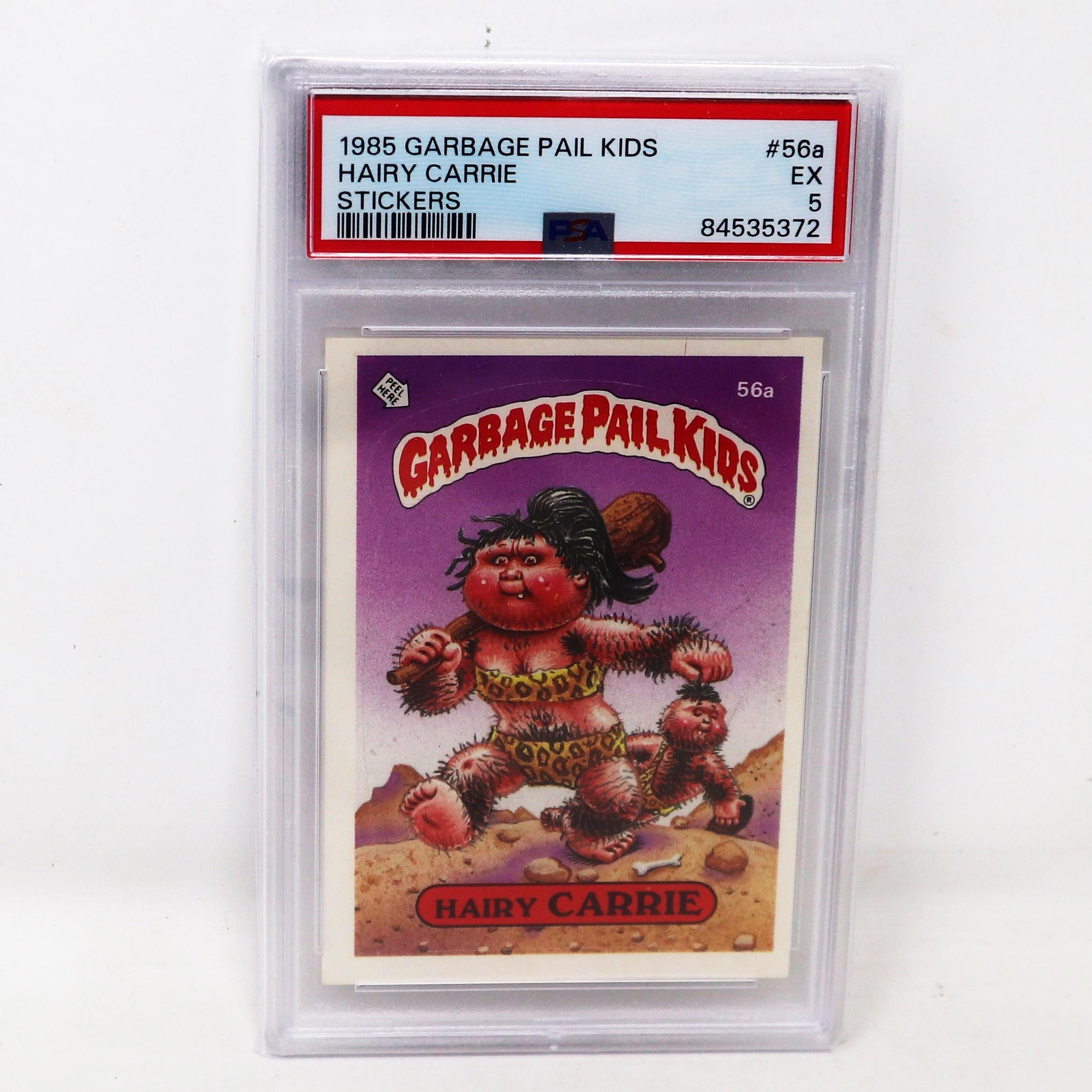 Vintage 1985 80s Garbage Pail Kids GPK #56a Hairy Carrie Sticker
