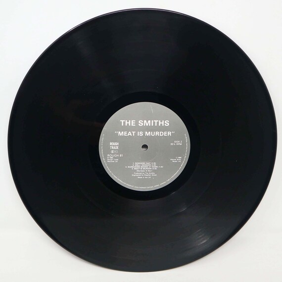 Vintage 1985 80s Rough Trade Records the Smiths - Meat is Murder
