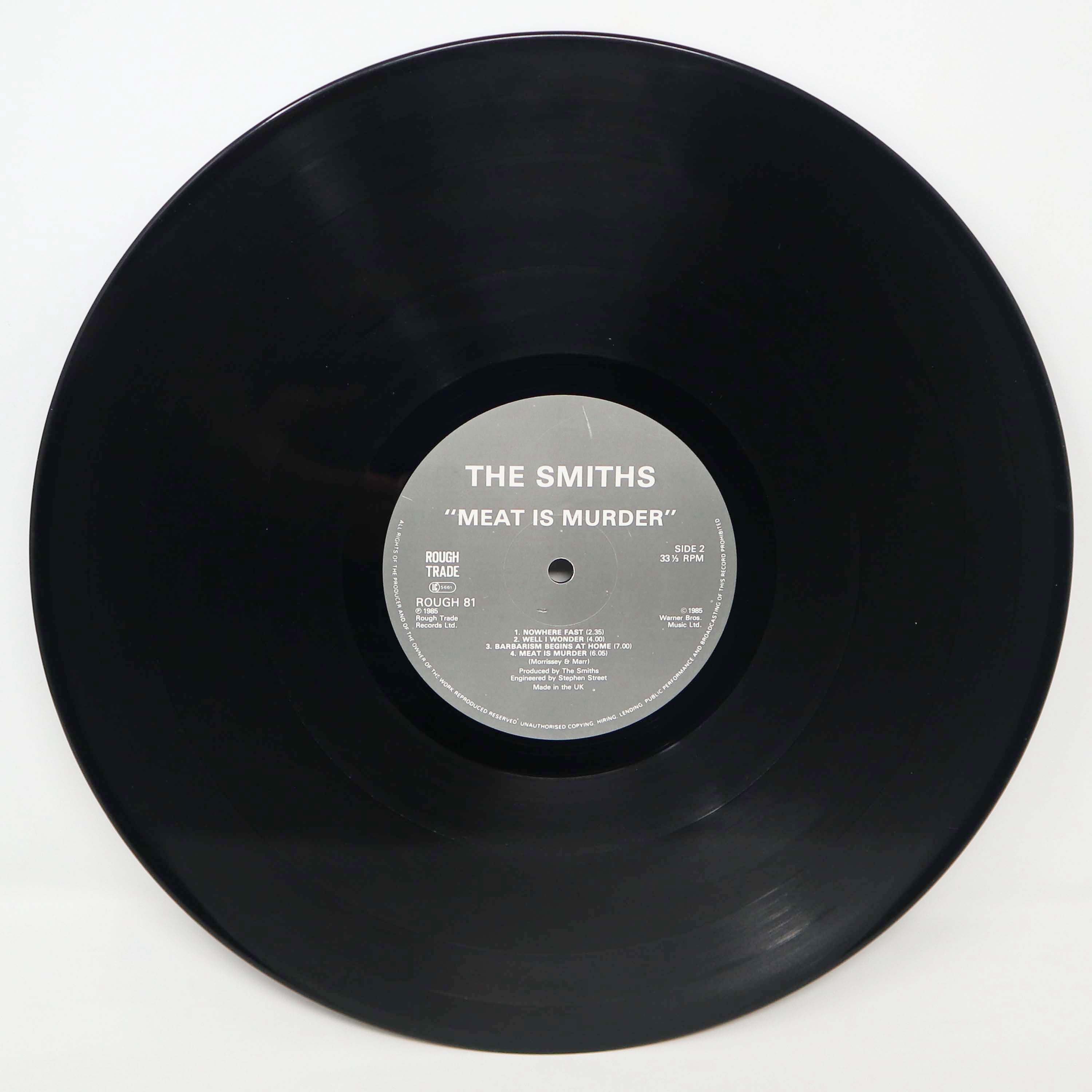Vintage 1985 80s Rough Trade Records the Smiths - Meat is Murder