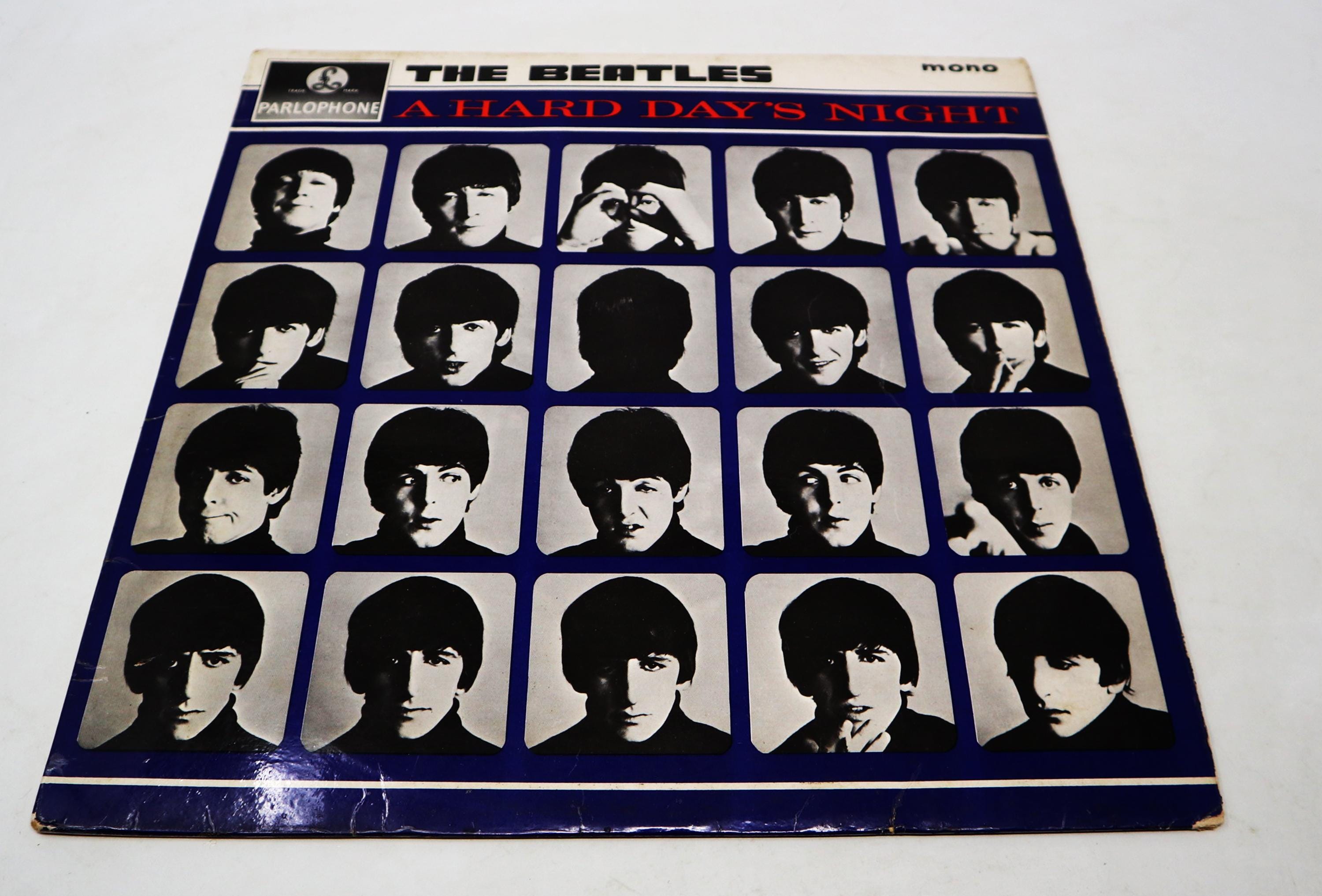 Vintage 1964 60s EMI Parlophone Records the Beatles - A Hard Day's