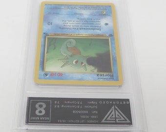 Vintage 1999 90s Nintendo Pokemon Horsea 1st Edition 49/62 Fossil Trading  Game Card Get Graded Near Mint 8 Rare - Etsy