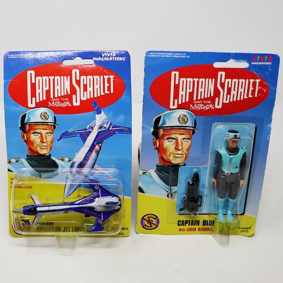 Vintage 1993 90s Vivid Imaginations Captain Scarlet and the