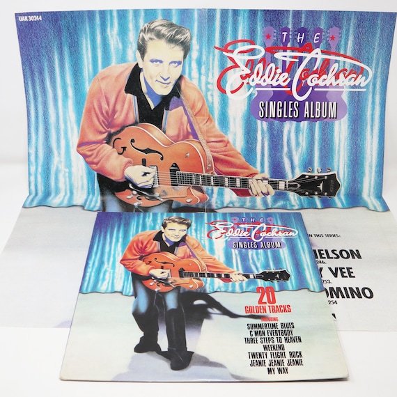 Vintage 1979 70s United Artists Records Eddie Cochran - the