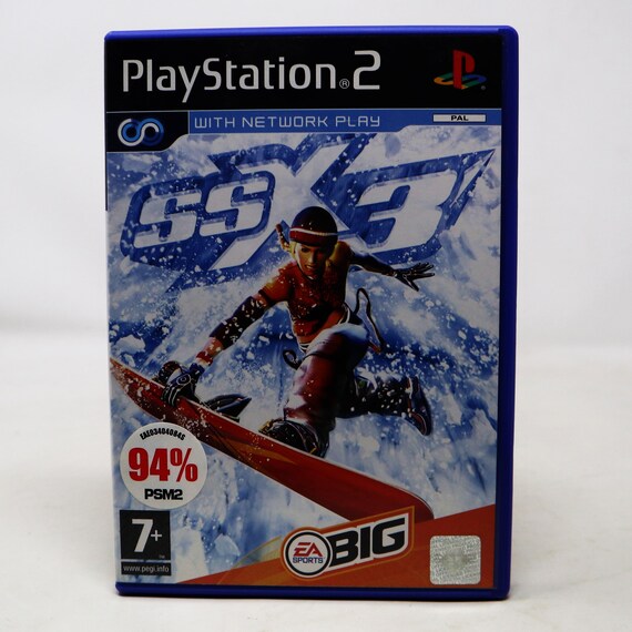Vintage 2003 Sony Playstation 2 PS2 SSX 3 Snowboarding Video Game