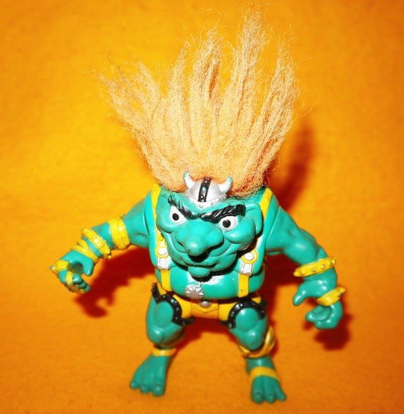 Vintage 1992 90s Tyco Troll Warriors Bjorn the Brute 5
