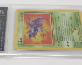 Vintage 1999 90s Nintendo Pokemon Zubat 57/62 Fossil Trading Game Card Get  Graded Mint 9 Rare - Etsy