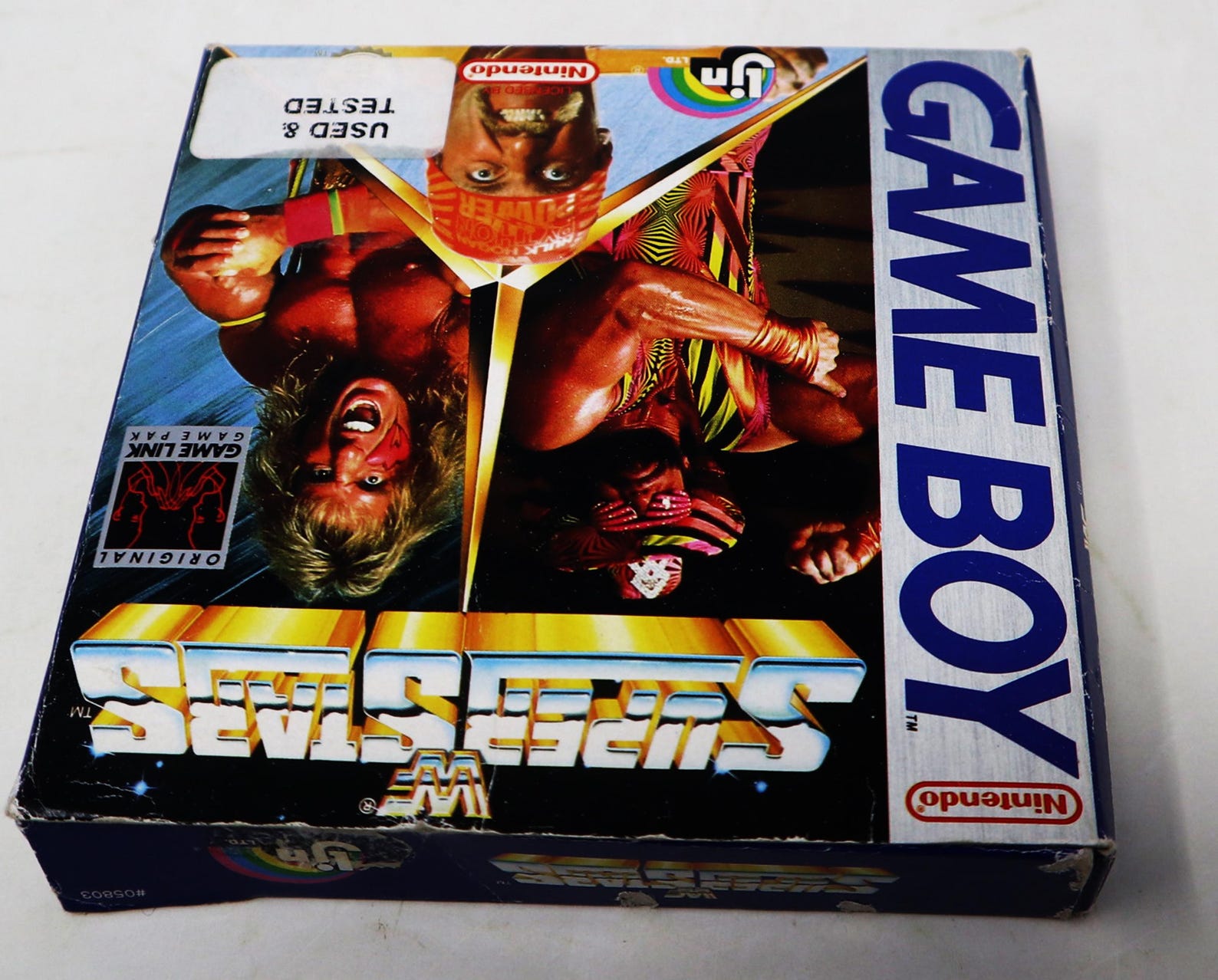 Vintage 1991 90s Nintendo Game Boy Compact Video Game System WWF ...