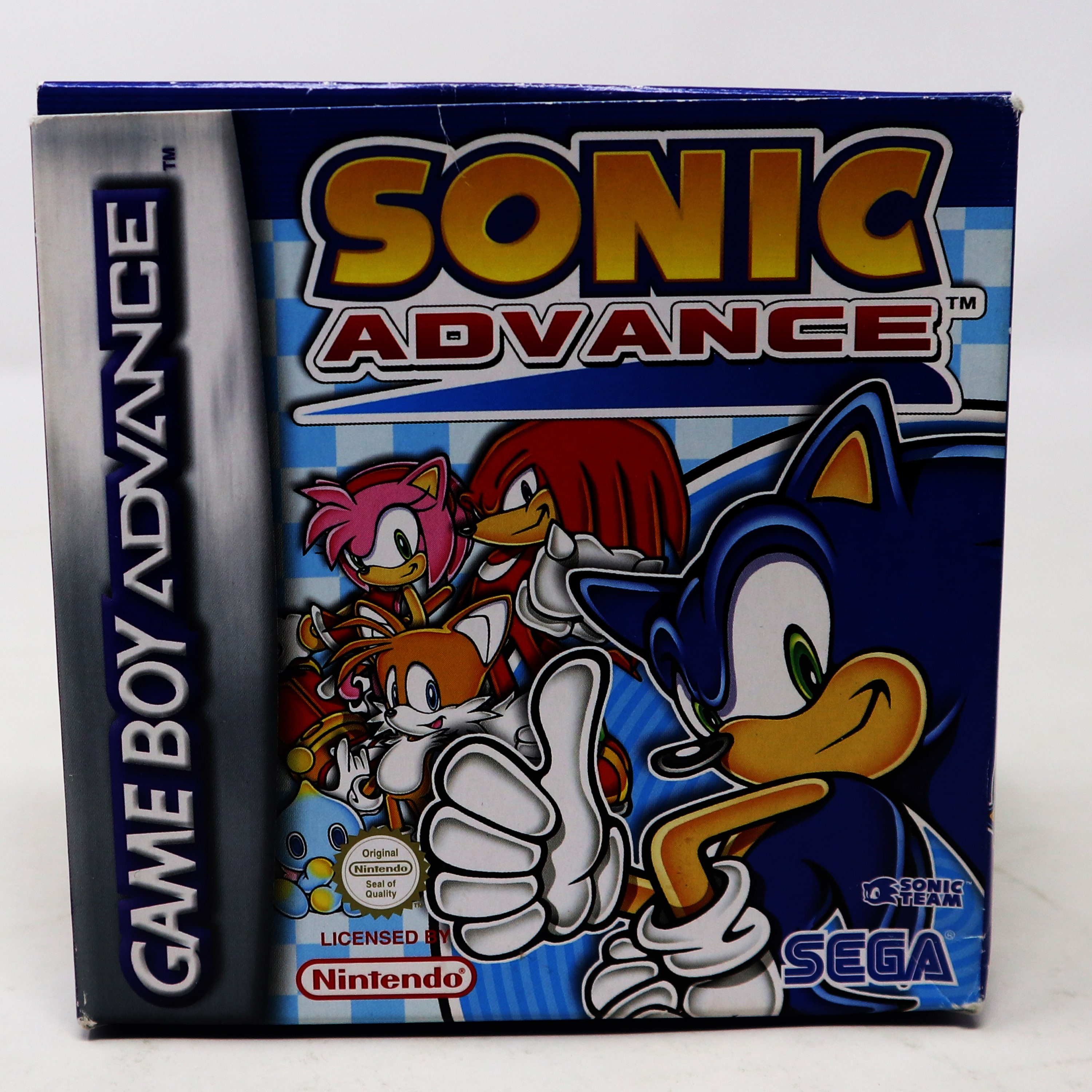 Boîte Vide Gameboy Advance : 2 Games In 1 Sonic Advance + Chuchu Rocket
