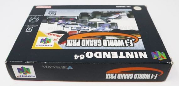 Vintage 1998 90s Nintendo 64 N64 F-1 World Grand Prix Video Game