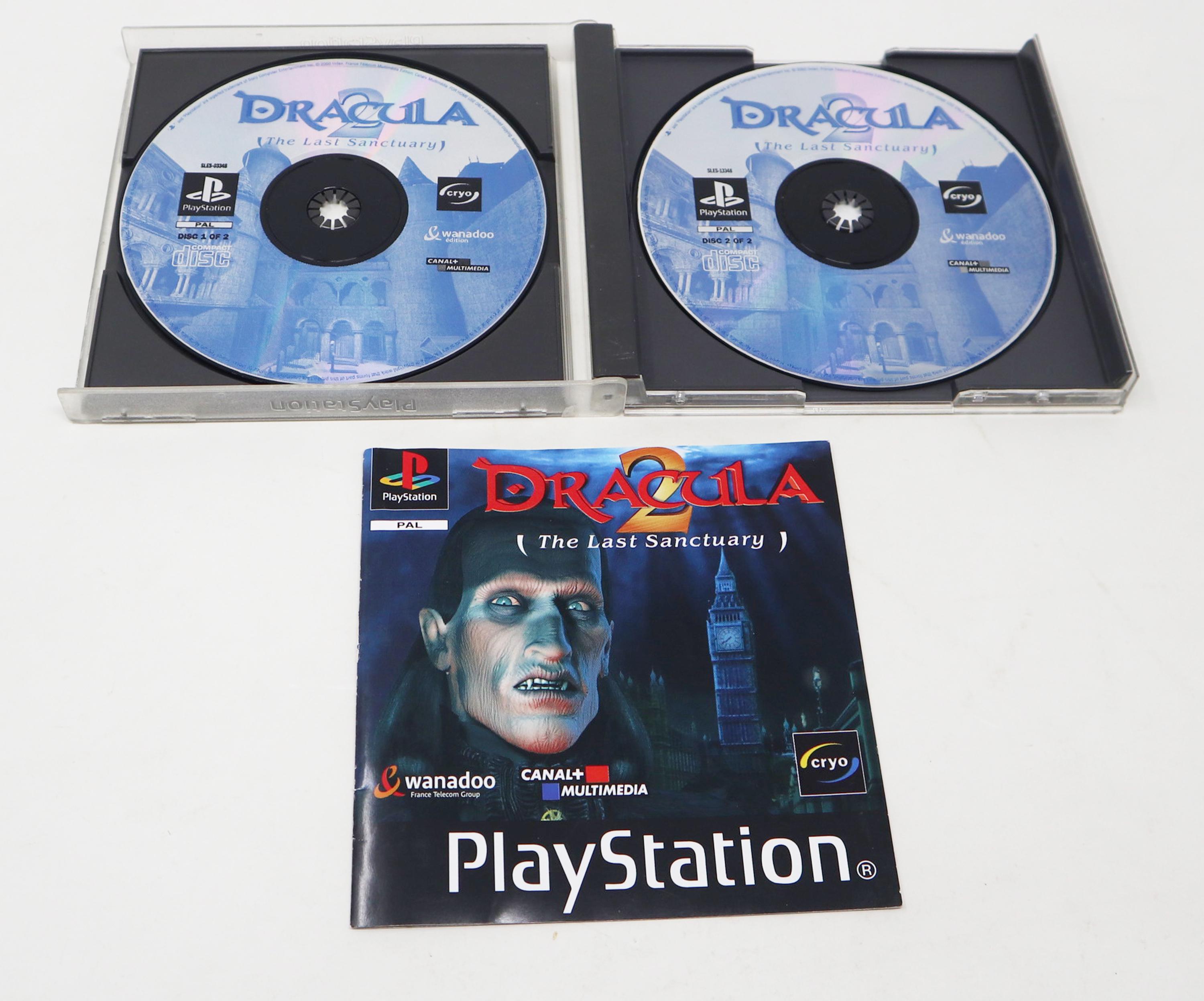 Vintage 2000 Playstation 1 PS1 Dracula 2 the Last Sanctuary Video