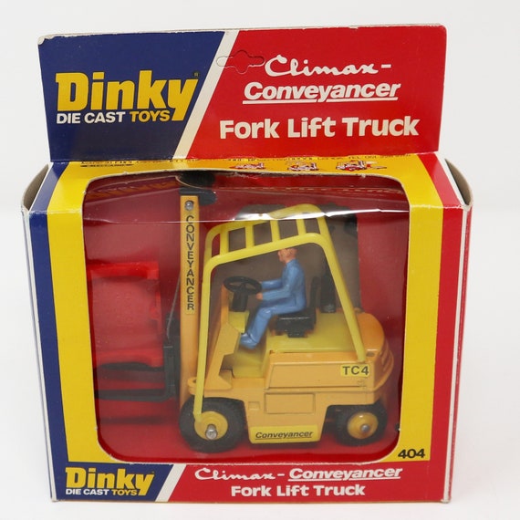 Vintage 1978 70s Meccano Dinky Toys 404 Climax Coveyancer Fork