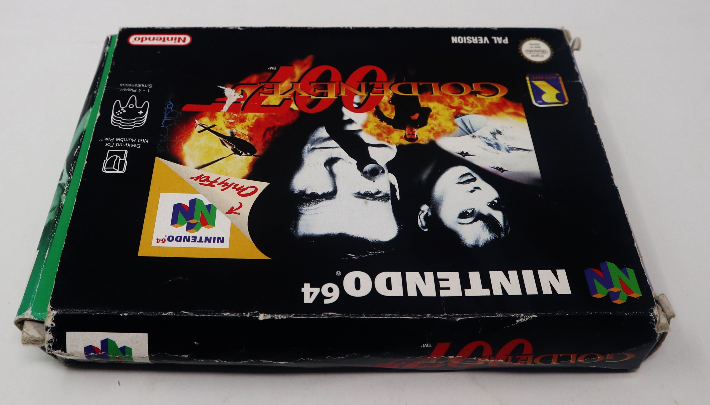 Vintage 1997 90s Nintendo 64 N64 Goldeneye Golden Eye 007 James