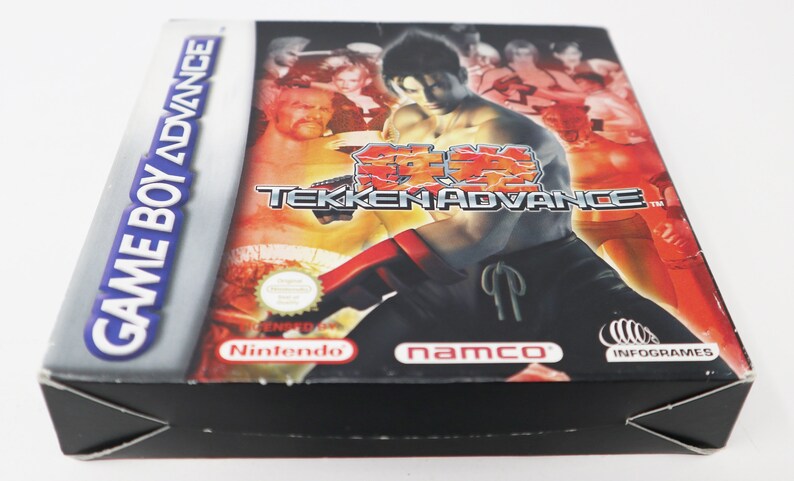 Vintage 2001 Nintendo Game Boy Advance Tekken Advance Cartridge Video Game Boxed Pal image 5