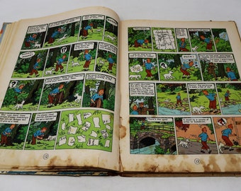 Vintage 1966? 60s Casterman Herge - the Adventures of Tintin - the